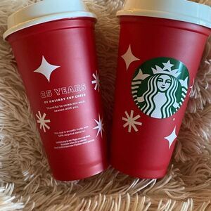 Starbucks 25 Years of Holiday Cup Cheer Red Cup Day